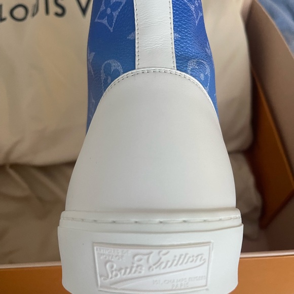 Louis Vuitton tattoo sneaker size 13 blue/white 100% new in the box - Picture 4 of 10